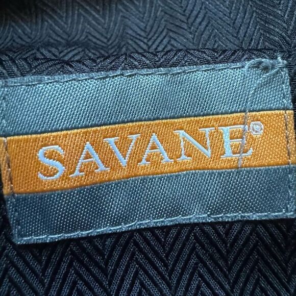 Savane Men’s Pleated Front Pants Size 38x33 100% Polyester Pants Business Casual - Picture 7 of 10